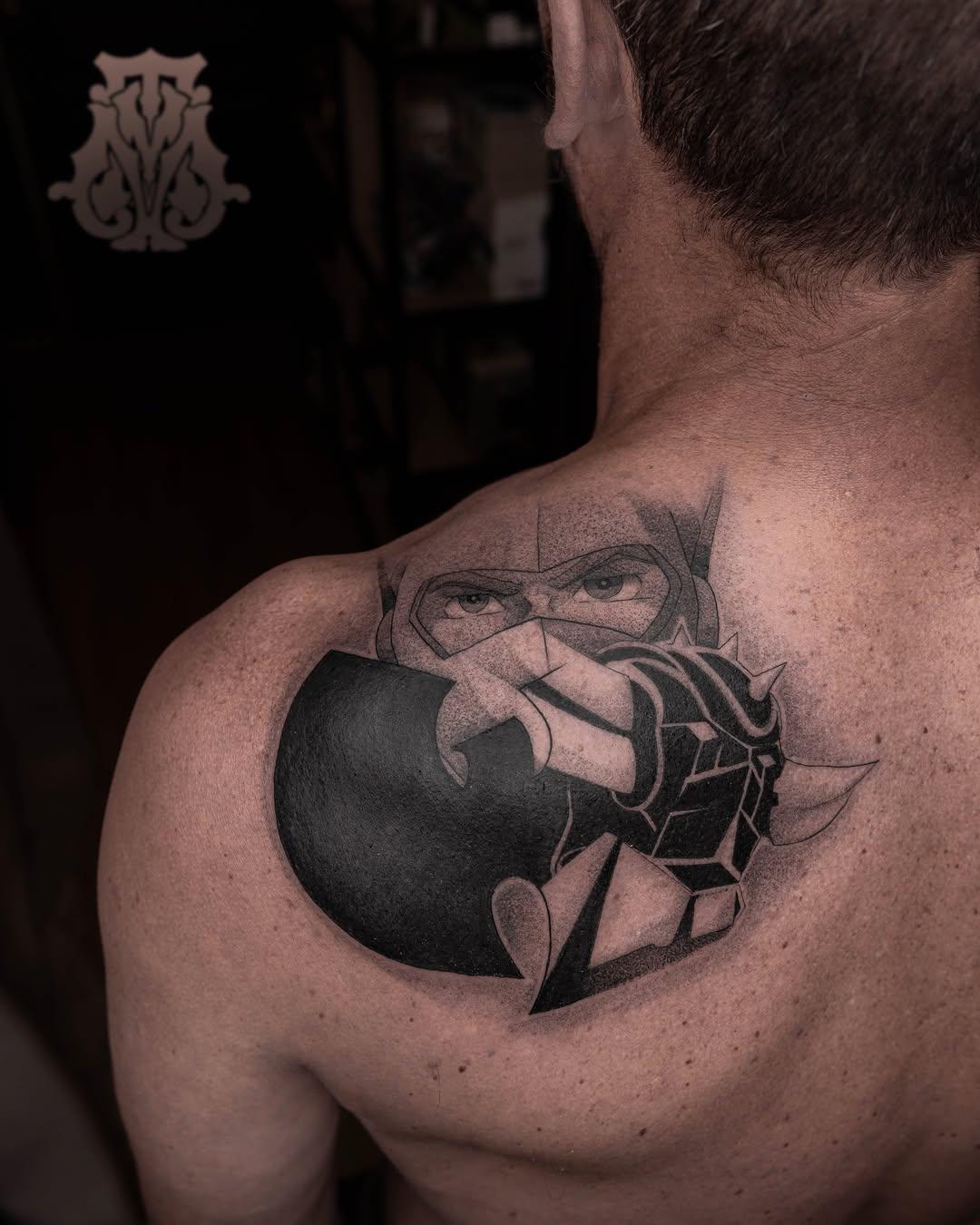 Tatouage cover Goldorak Wu-Tang — marvelousmarvintattoo