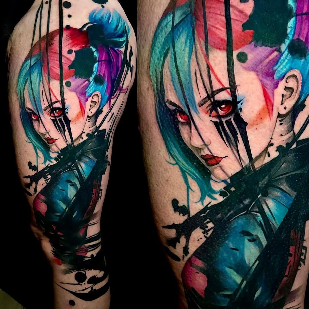 Tatouage couleur — carolineleguetattoo