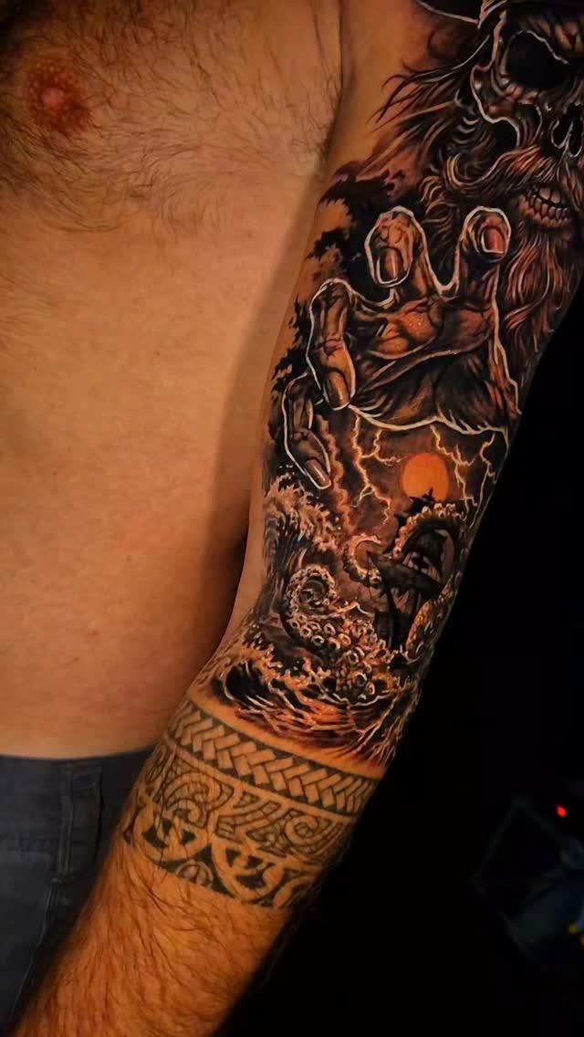 Tatouage kraken cover couleur — krocogarcia_tattoo