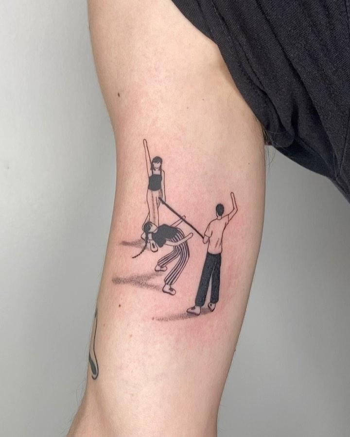 Tatouage ignorant cartoon — tarie.mattoo