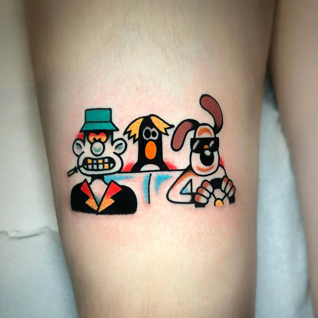 Tatouage personnages cartoon couleur — dieguito_blasco