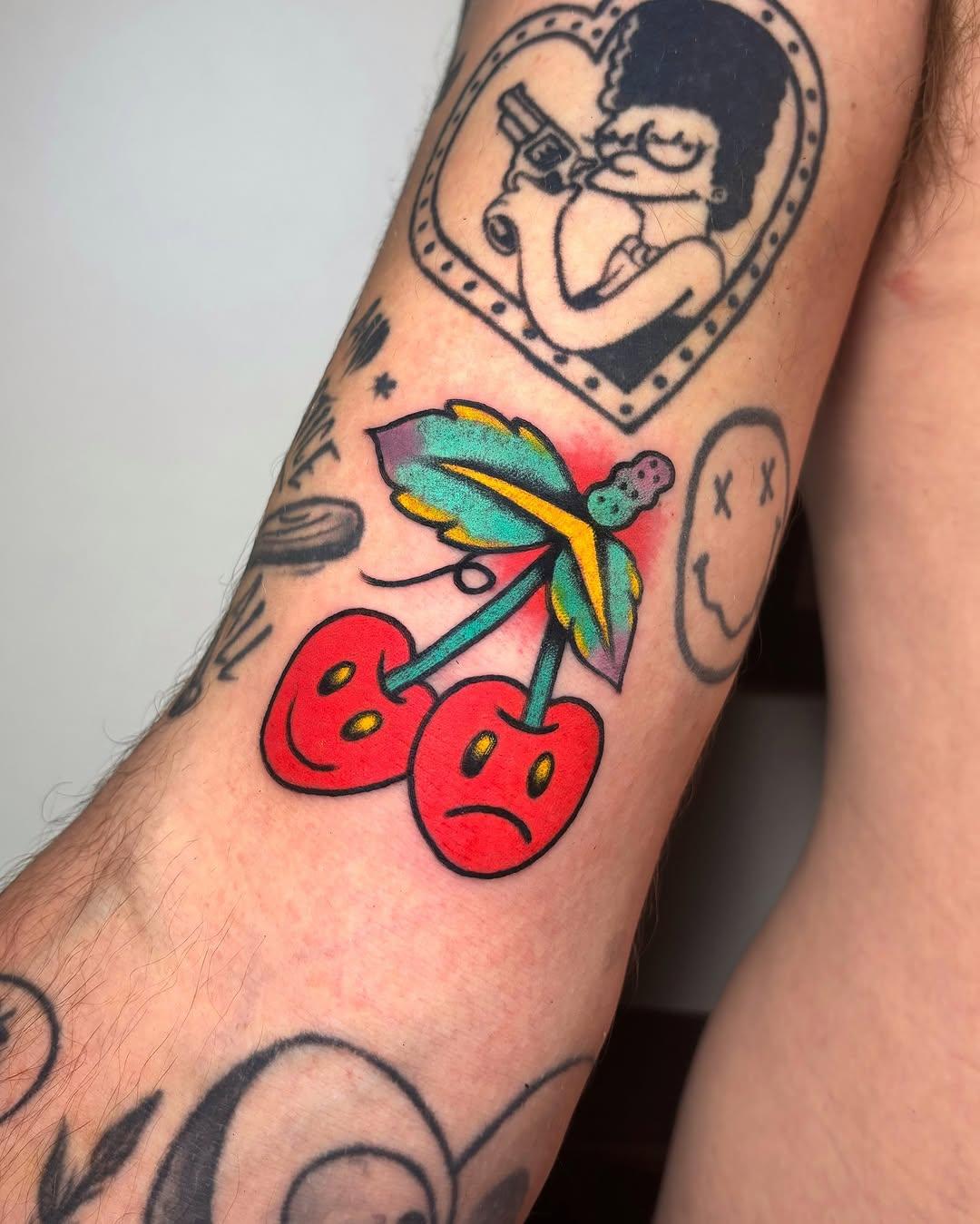 Tatouage Pacha café freehand — demtattooer