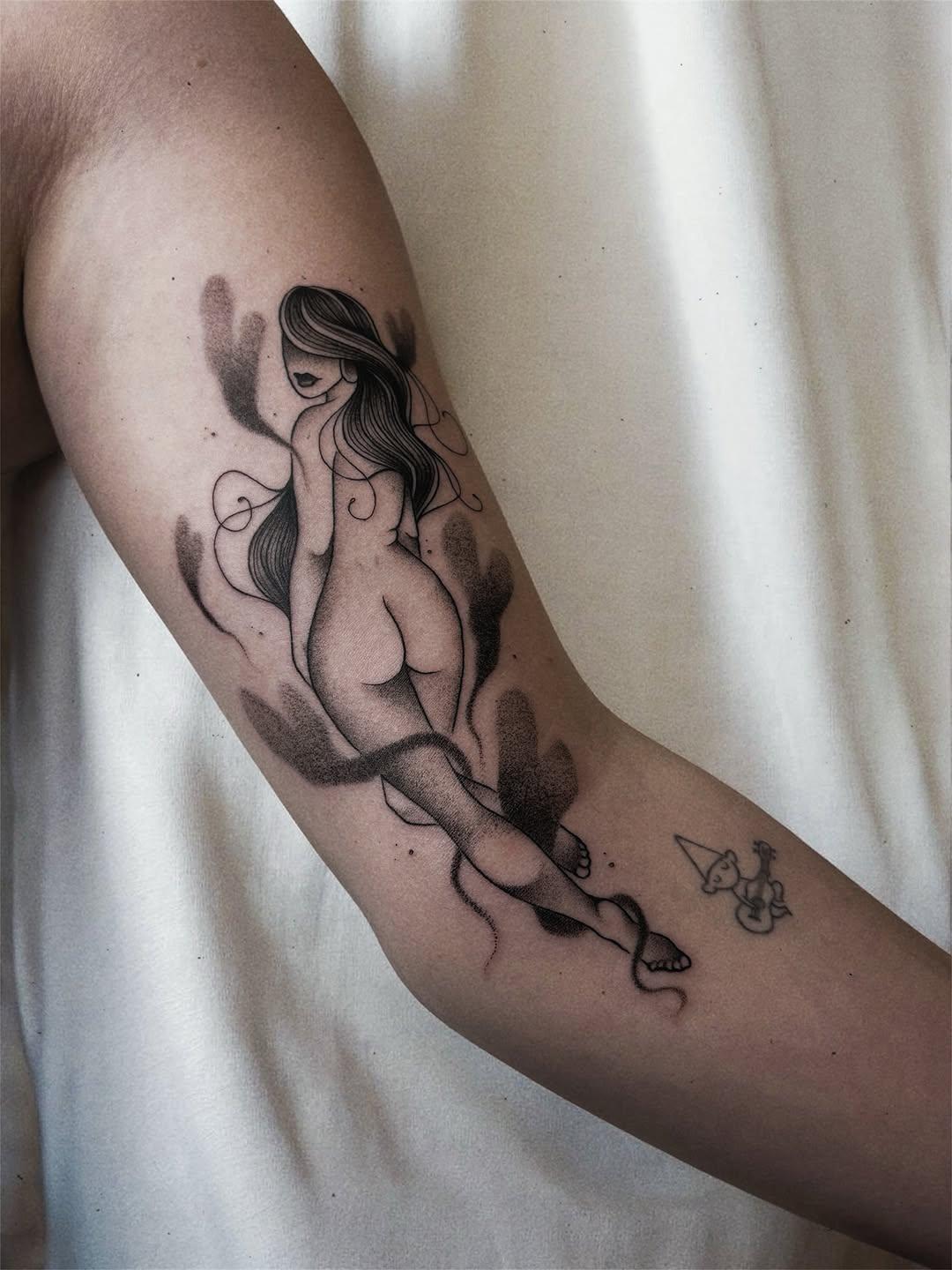 Tatouage illustratif — laura.stoneart
