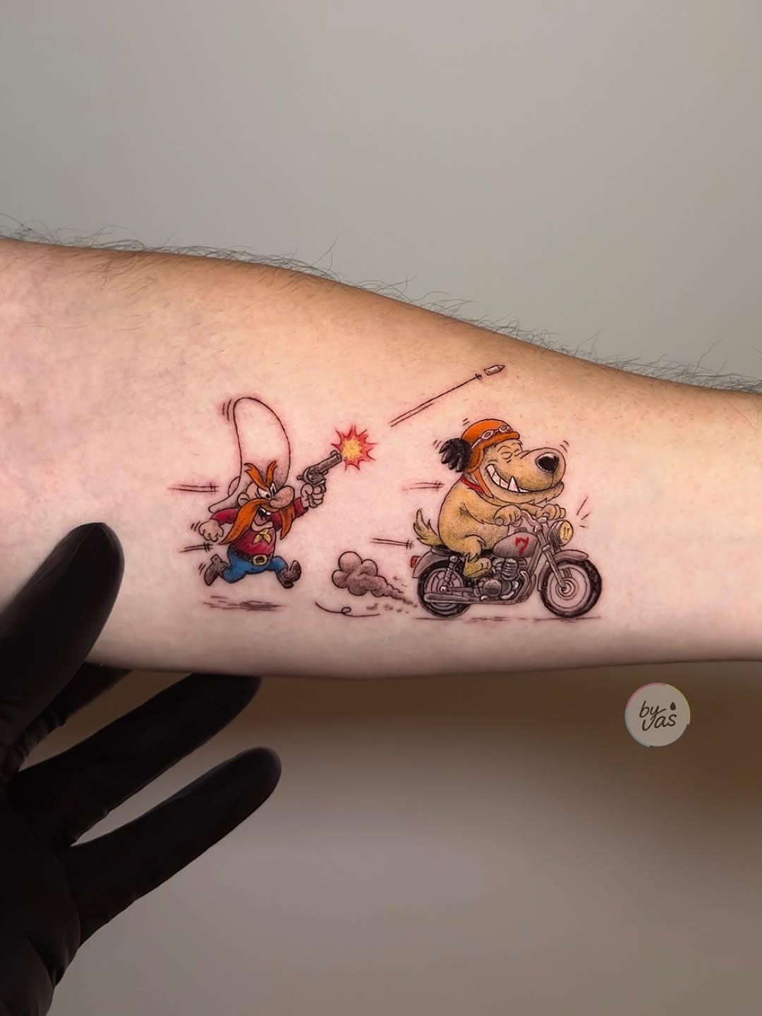 Tatouage Yosemite Sam Precious Pupp dessin anime — by_vas