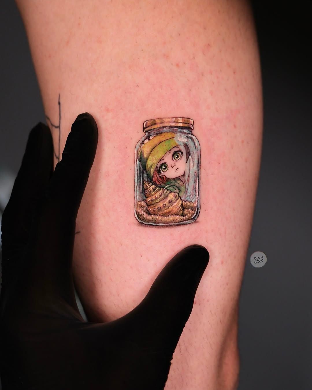 Tatouage Amelie sepia — by_vas