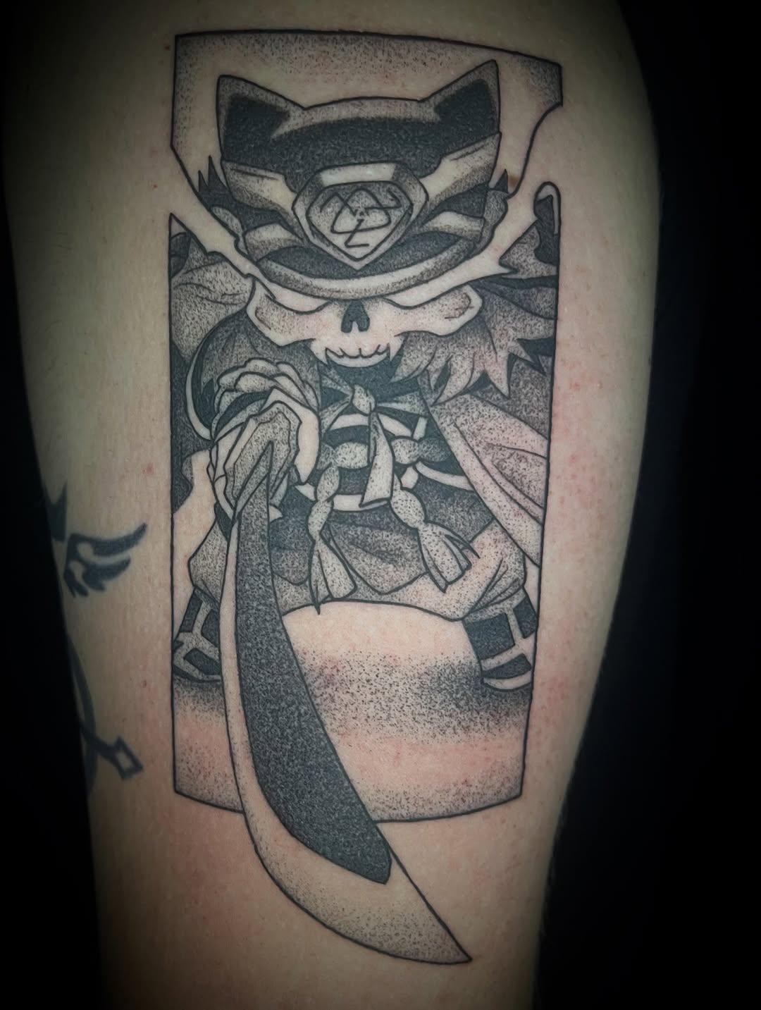 Tatouage Solo Necromancy manga illustratif — kary.tattoo