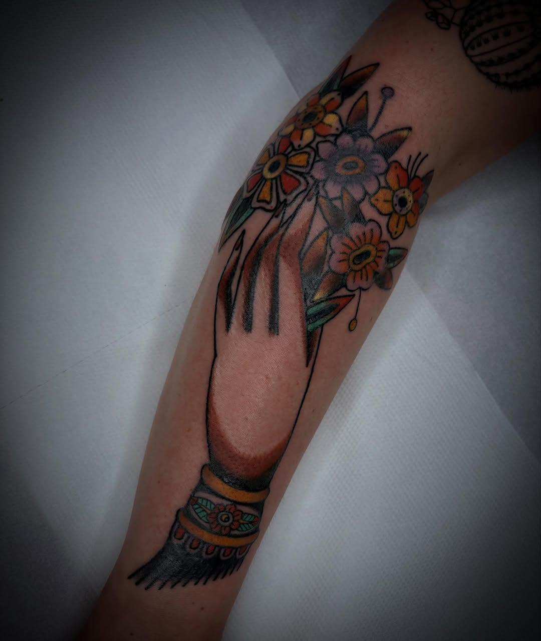 Tatouage trad américain classique — nico.tattooing