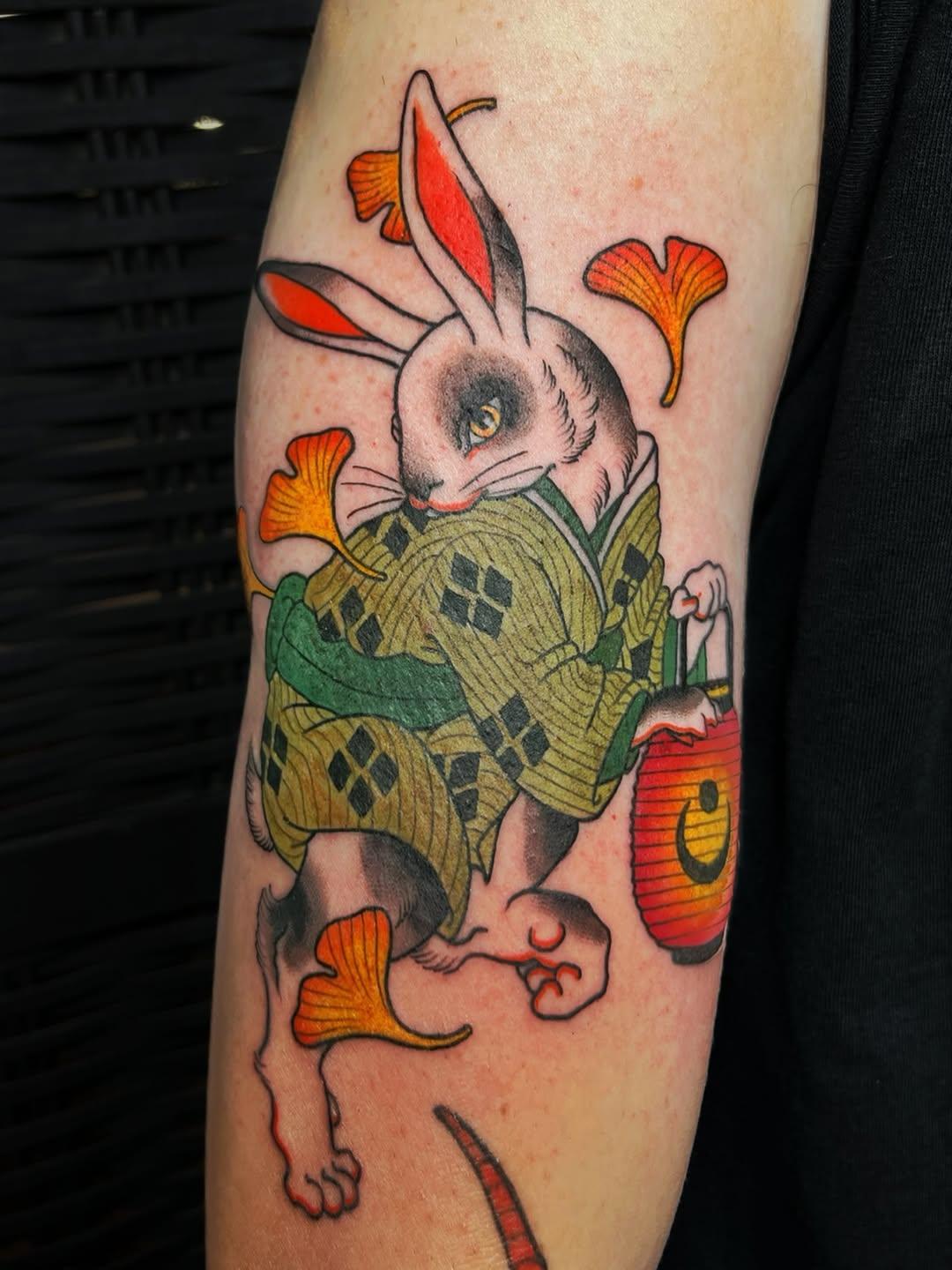 Tatouage japonais couleur flash — lil_kaeru