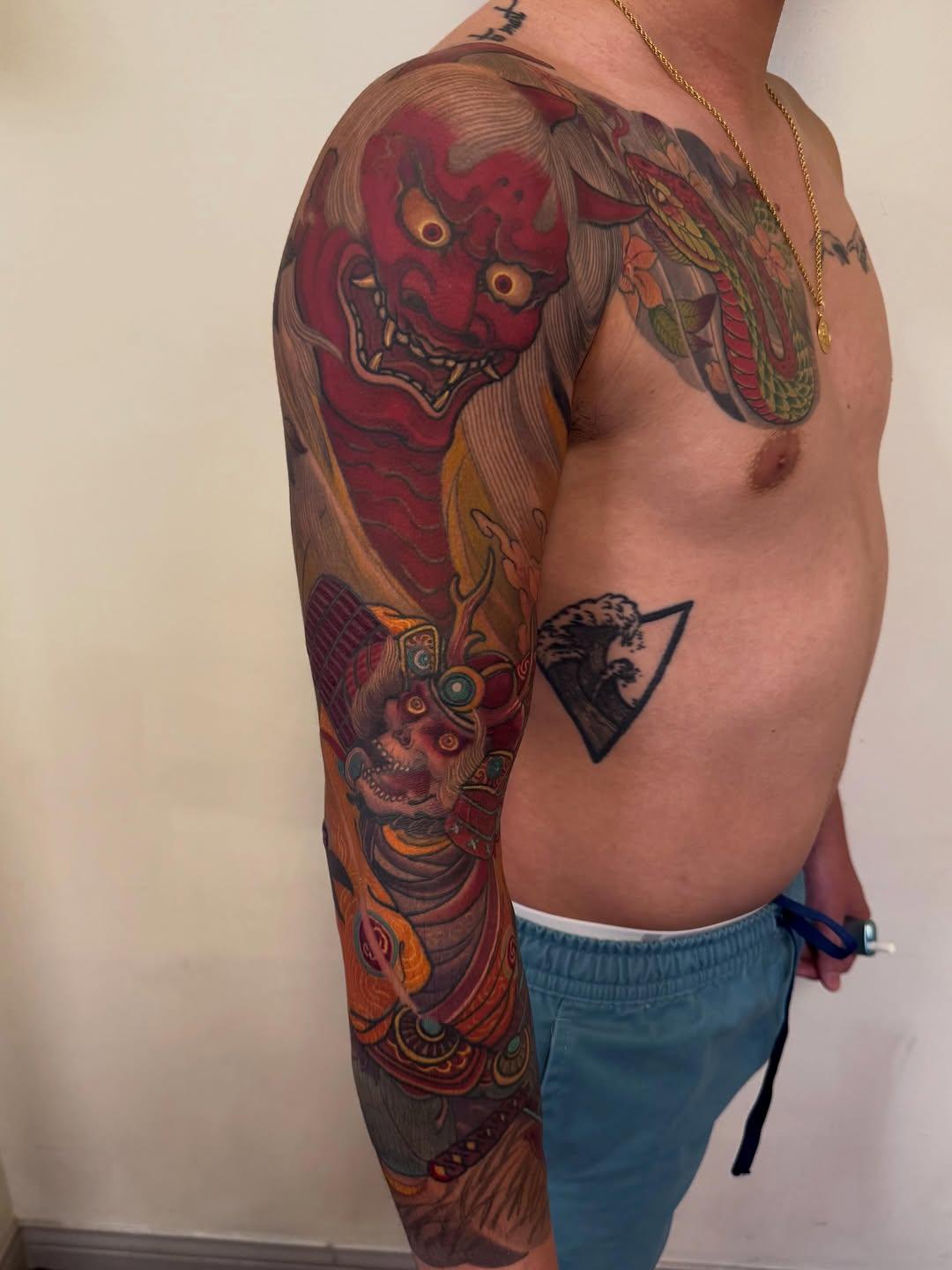 Tatouage Samurai fantôme yokai — beng_espiritu