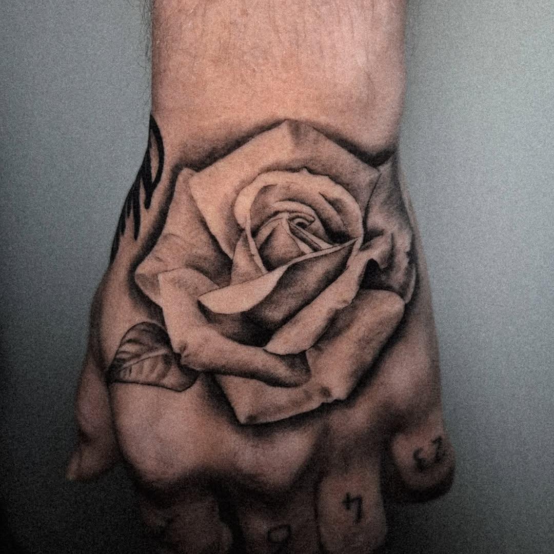 Fleur de l'amour, blackwork floral — ratboi_ttt