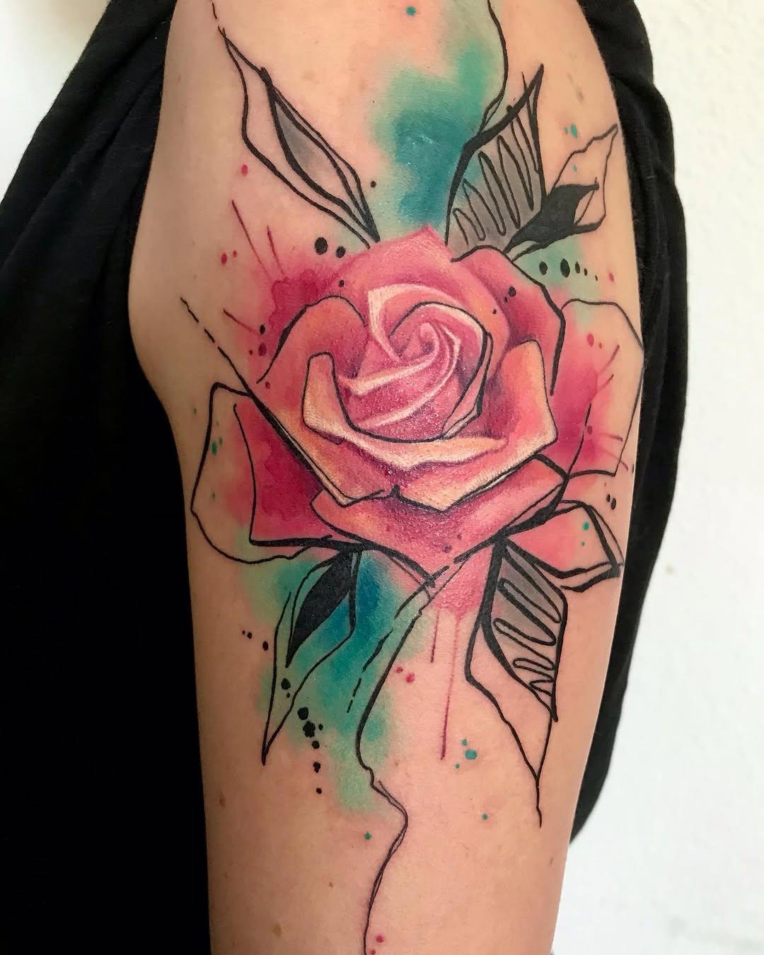Projet perso illustratif — malva__tattoo