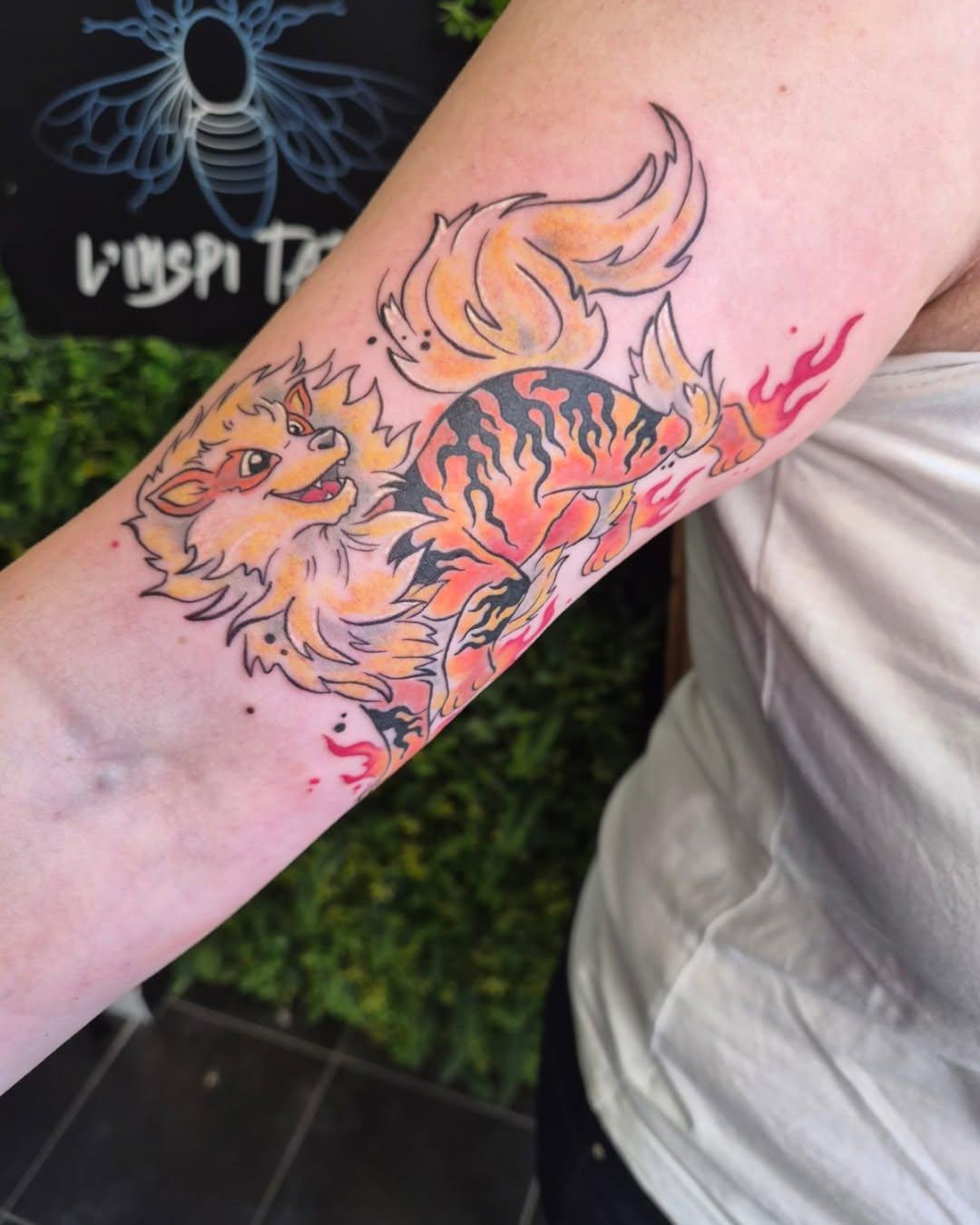 Pièce dynamique illustrative — malva__tattoo