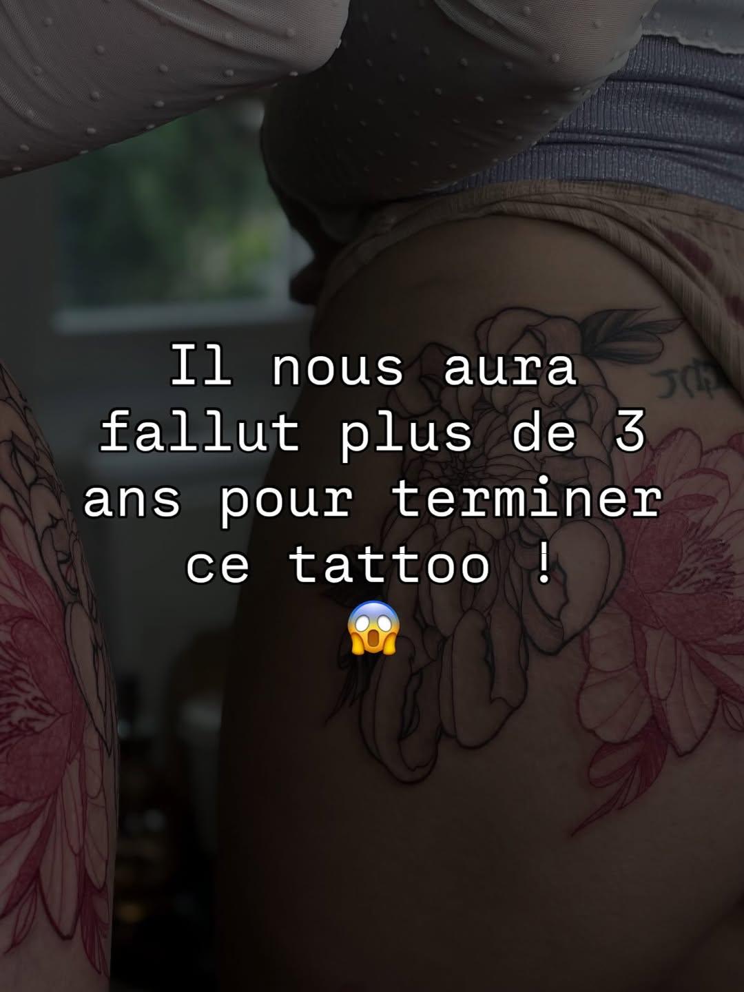 Composition florale fine line — wila.tattoolove