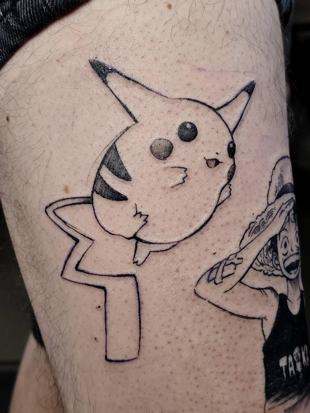 Tatouage Pikachu Pokemon — selrakus