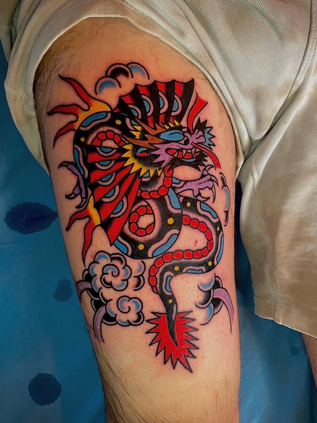 Tatouage black traditional — julaotatou