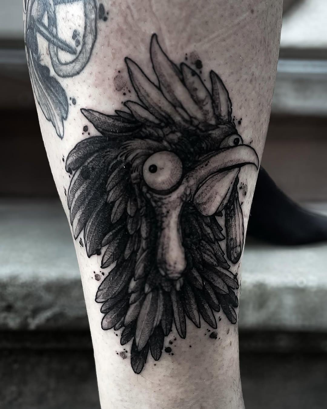 Tatouage darkwork — keks__tattoo