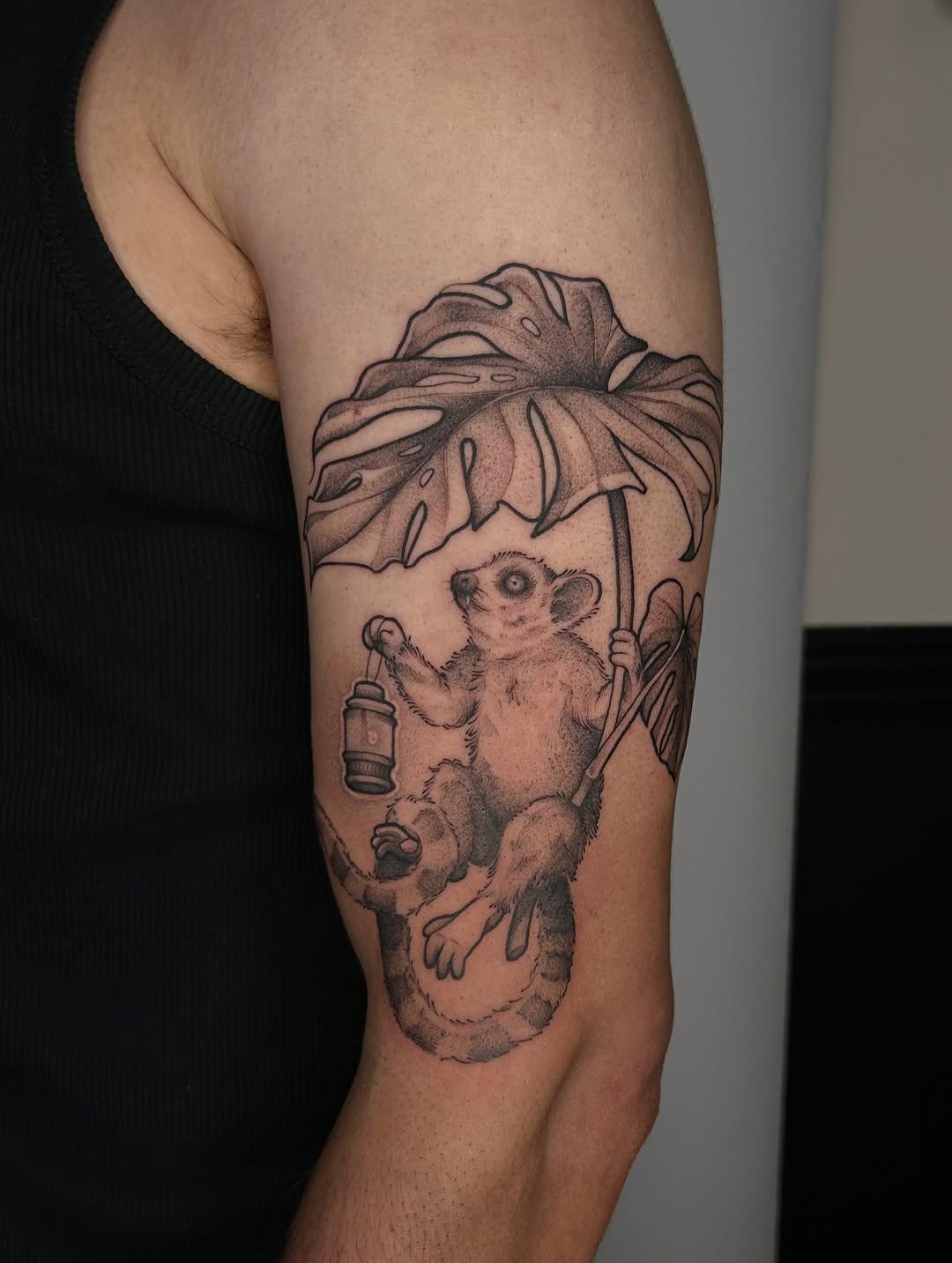 Lémurien illustratif — josy.tattoo