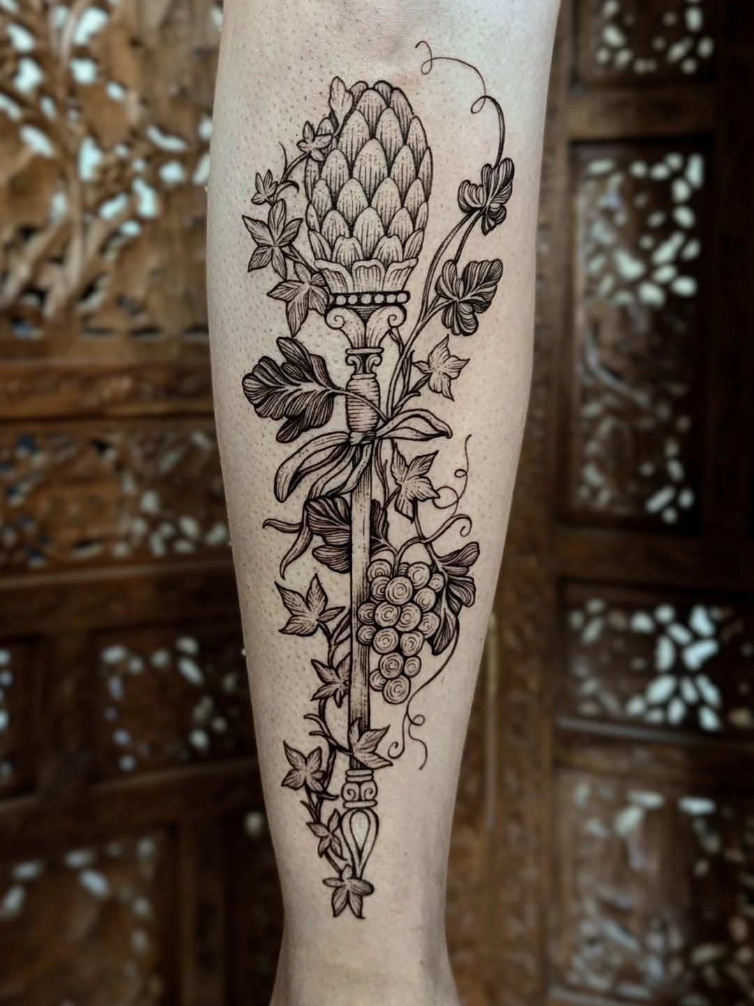 Travail de Jehanne Eller . Tatouage Illustration