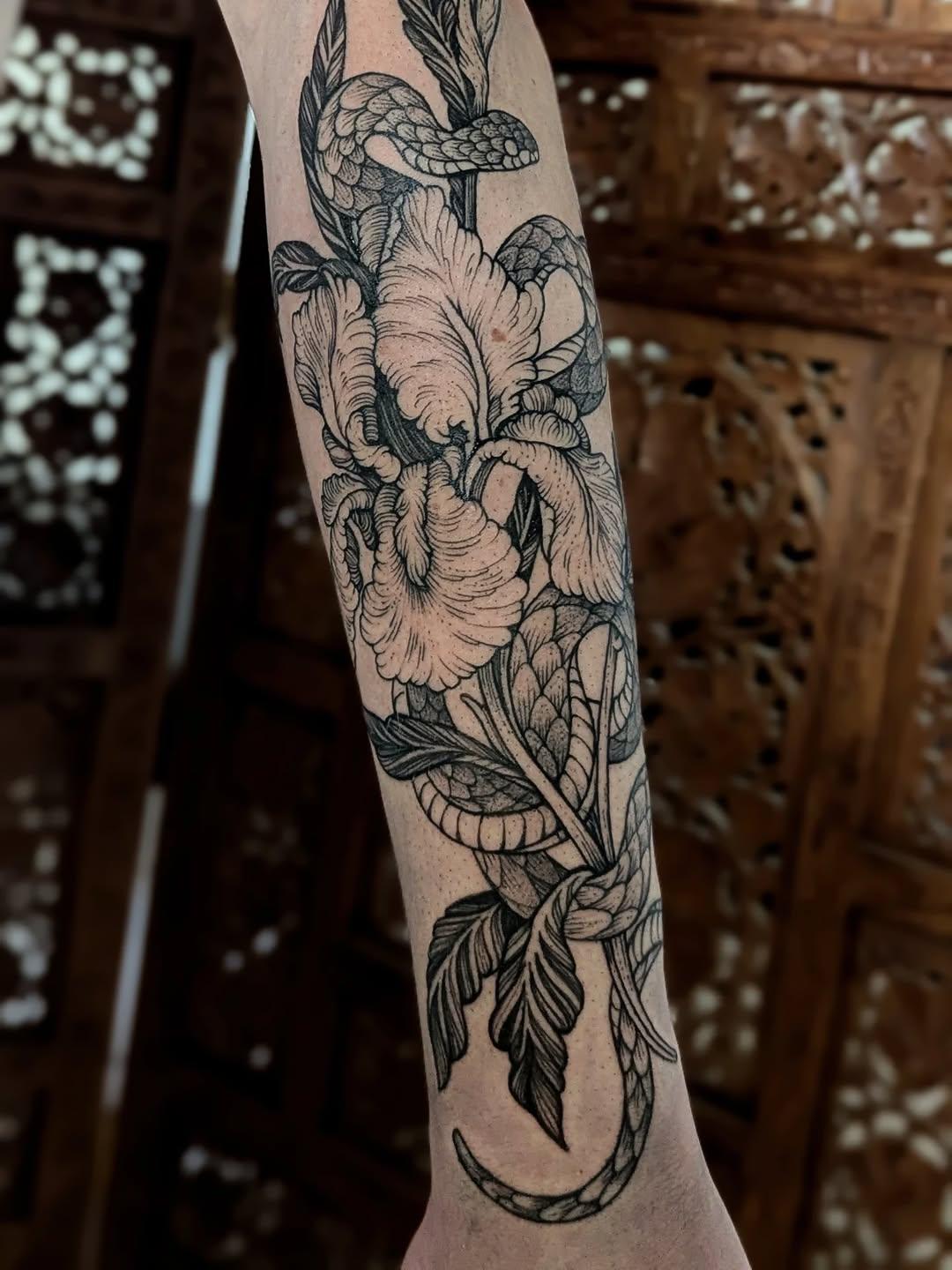Travail de Jehanne Eller . Tatouage Illustration