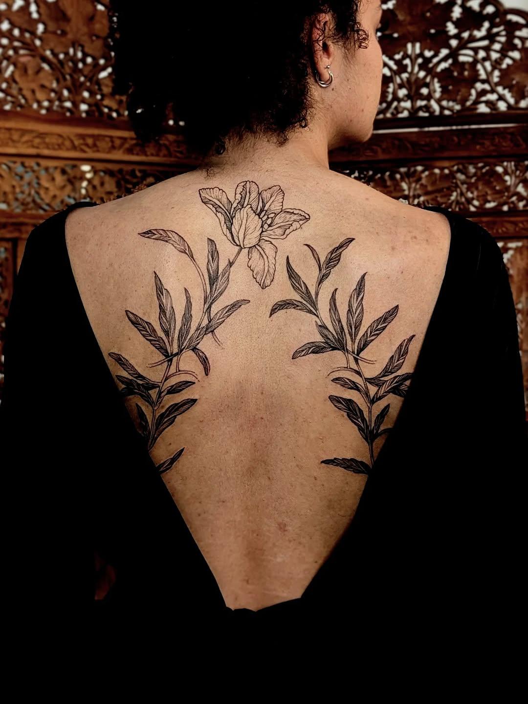 Travail de Jehanne Eller . Tatouage Illustration