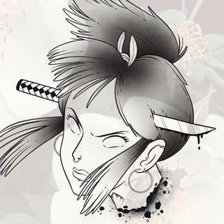 Dame Eboshi Chloe Tatouage Nantes